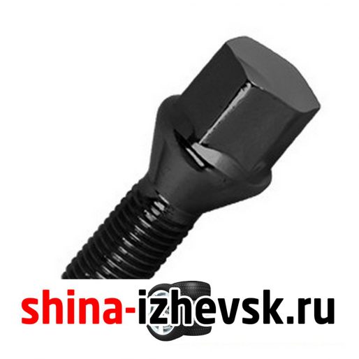 Болт 12х1,25 54/27 конус 17мм Black 954-06 BZY в Ижевске